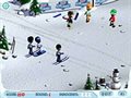 Ski slope showdown