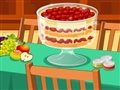 Cherry pie trifle