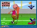 Grandpa grumbling field goal challenge