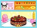 Fruit cake decoration