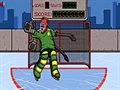 Suburban ice hockey goaltender