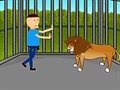 The lion cage escape