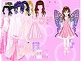 Pink butterfly dress up
